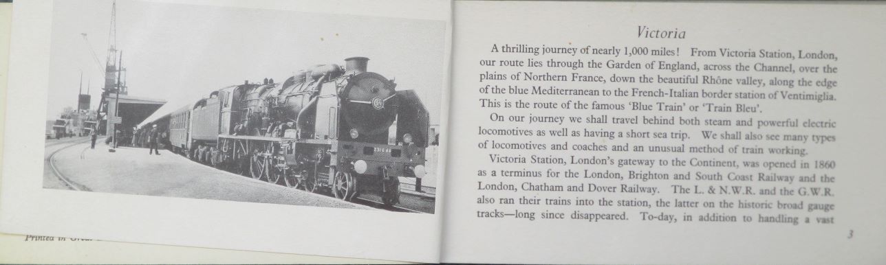 Along The Route Of The Blue Train.